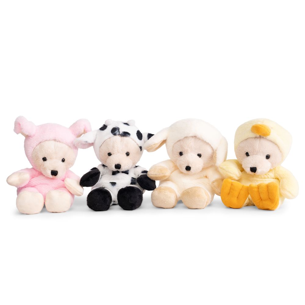 LITTLE Living Nature Play Farm Animal Plush- Assorted-Keycraft Global-Little Giant Kidz