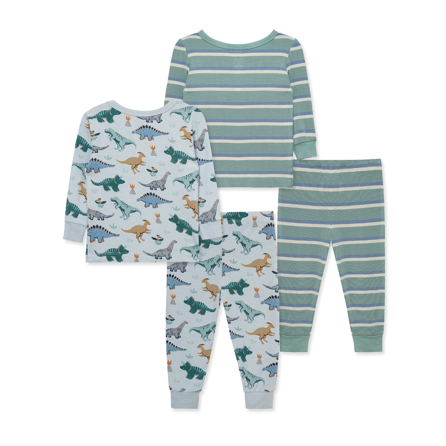 LITTLE ME Dino 4Pc Bamboo PJ-LITTLE ME-Little Giant Kidz
