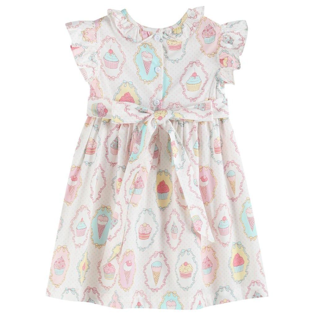 Lil Cactus Smocked Bishop Dress- Birthday Girl-Lil Cactus-Little Giant Kidz