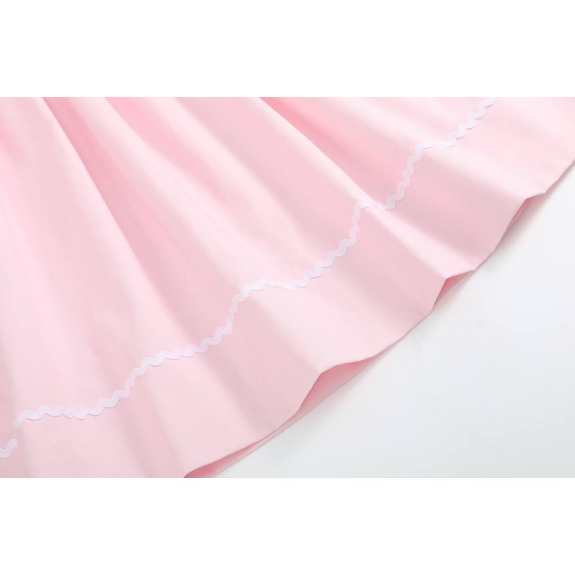 Lil Cactus Smocked Flutter Dress- Pink and White-Lil Cactus-Little Giant Kidz