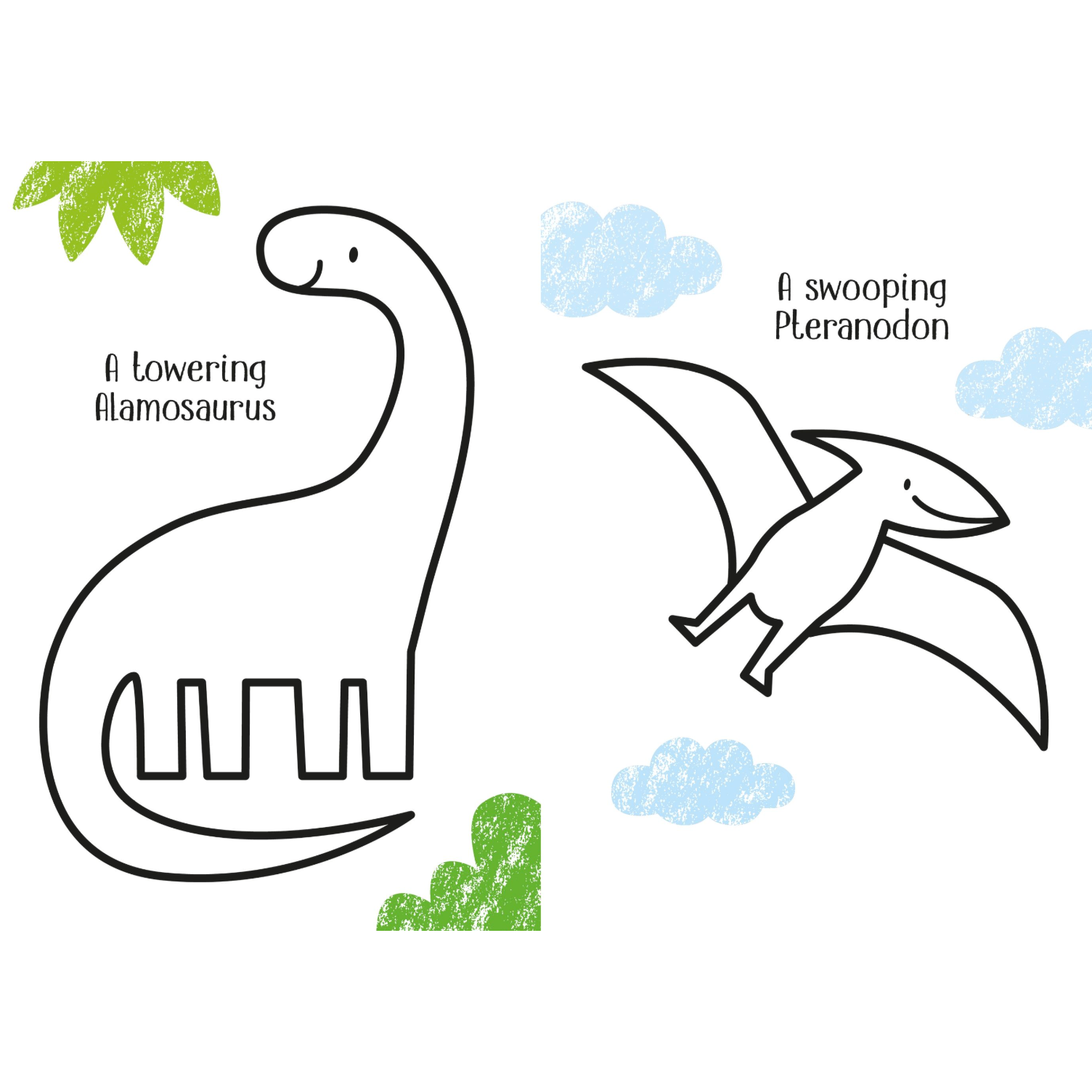 Little Coloring Dinosaurs :Usborne-HARPER COLLINS PUBLISHERS-Little Giant Kidz