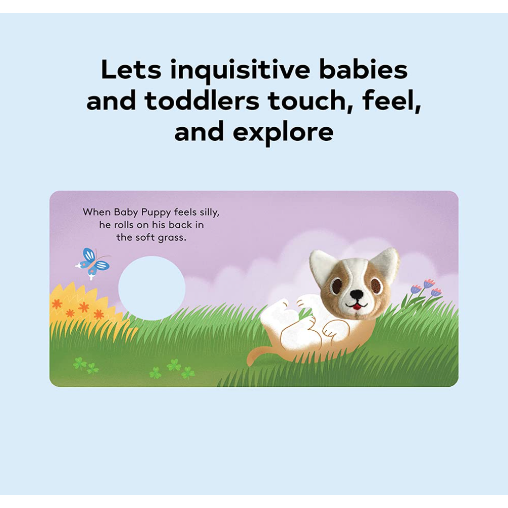 Little Puppy: Finger Puppet Book-CHRONICLE BOOKS-Little Giant Kidz