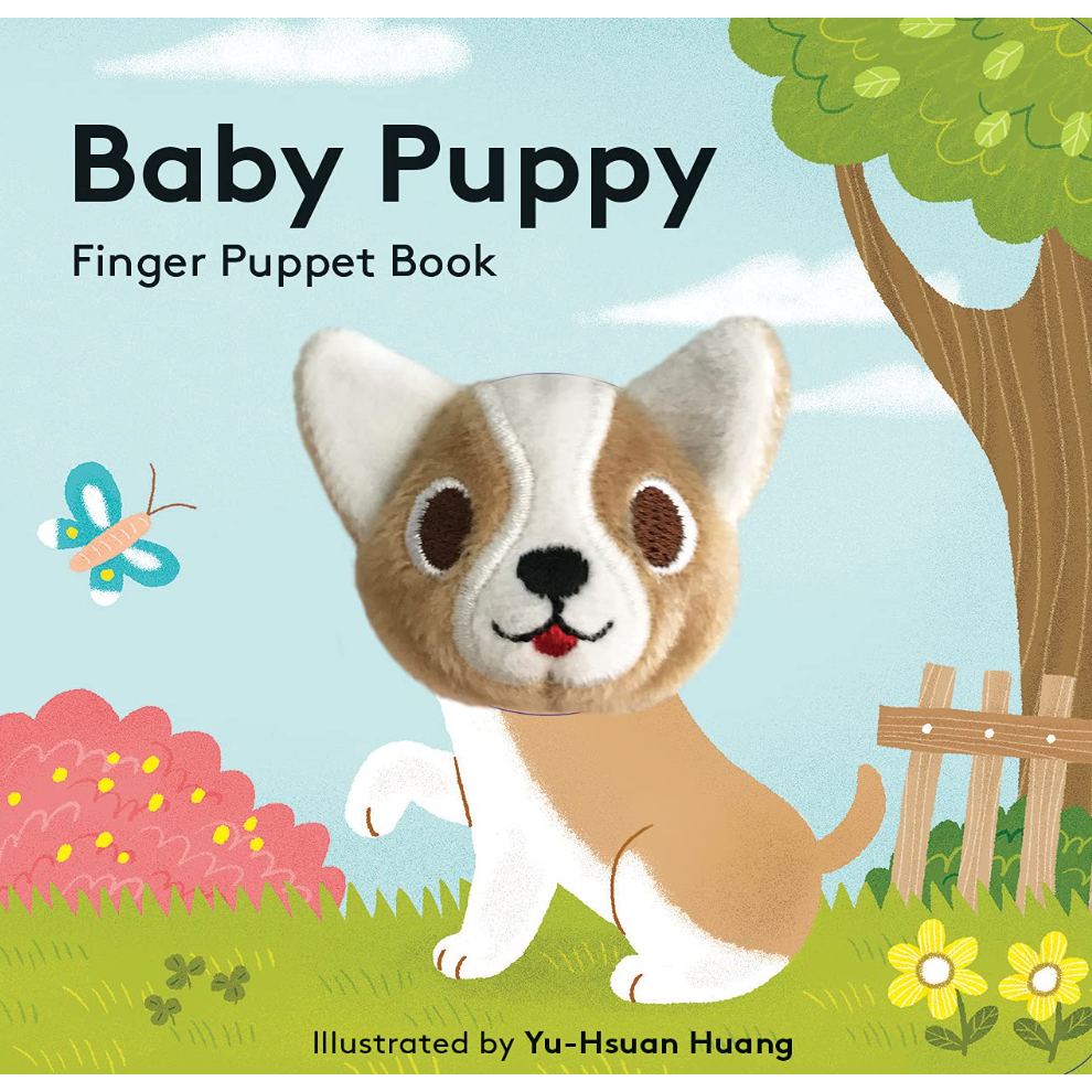 Little Puppy: Finger Puppet Book-CHRONICLE BOOKS-Little Giant Kidz