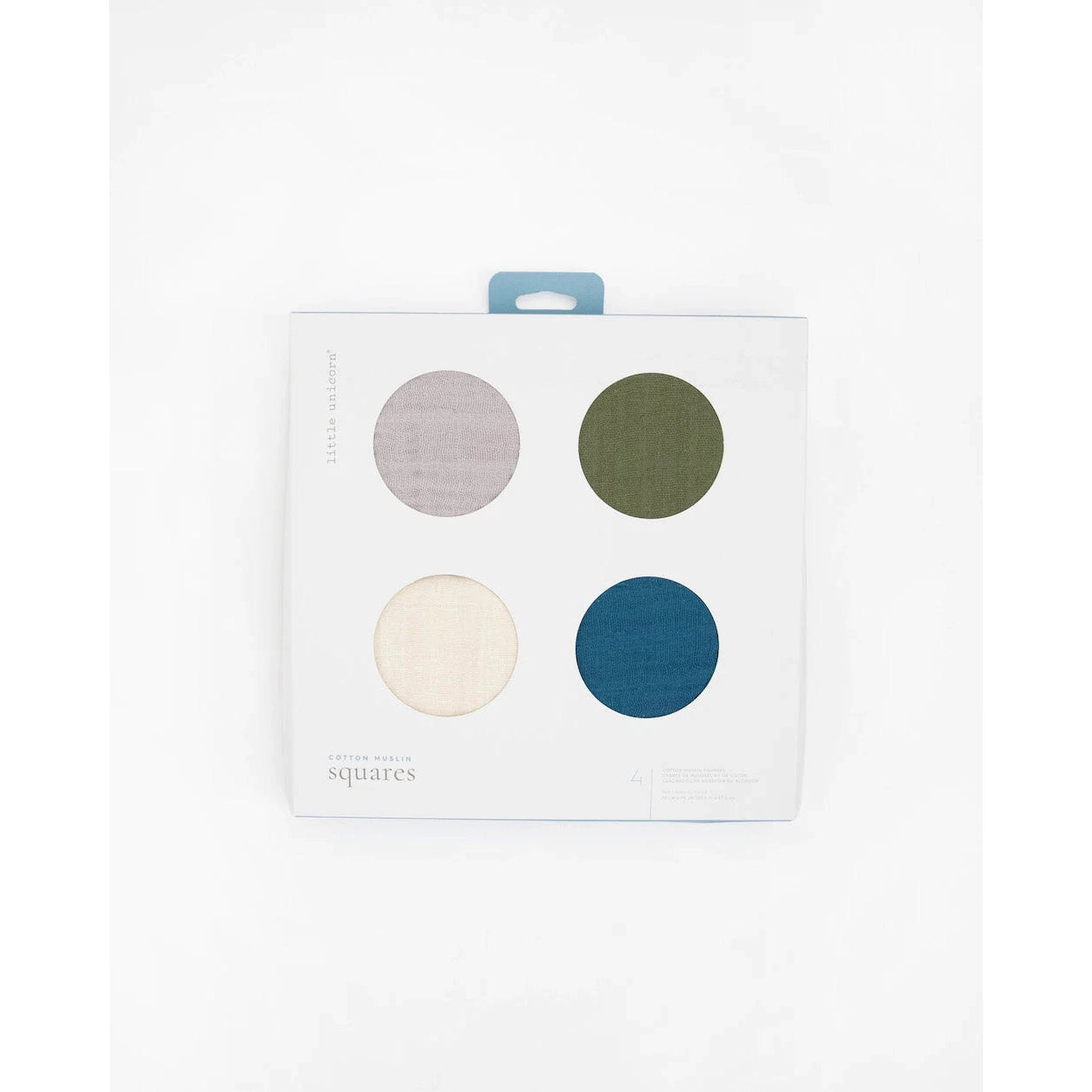 Little Unicorn Fern Cotton Muslin Squares 4-Pack-LITTLE UNICORN-Little Giant Kidz