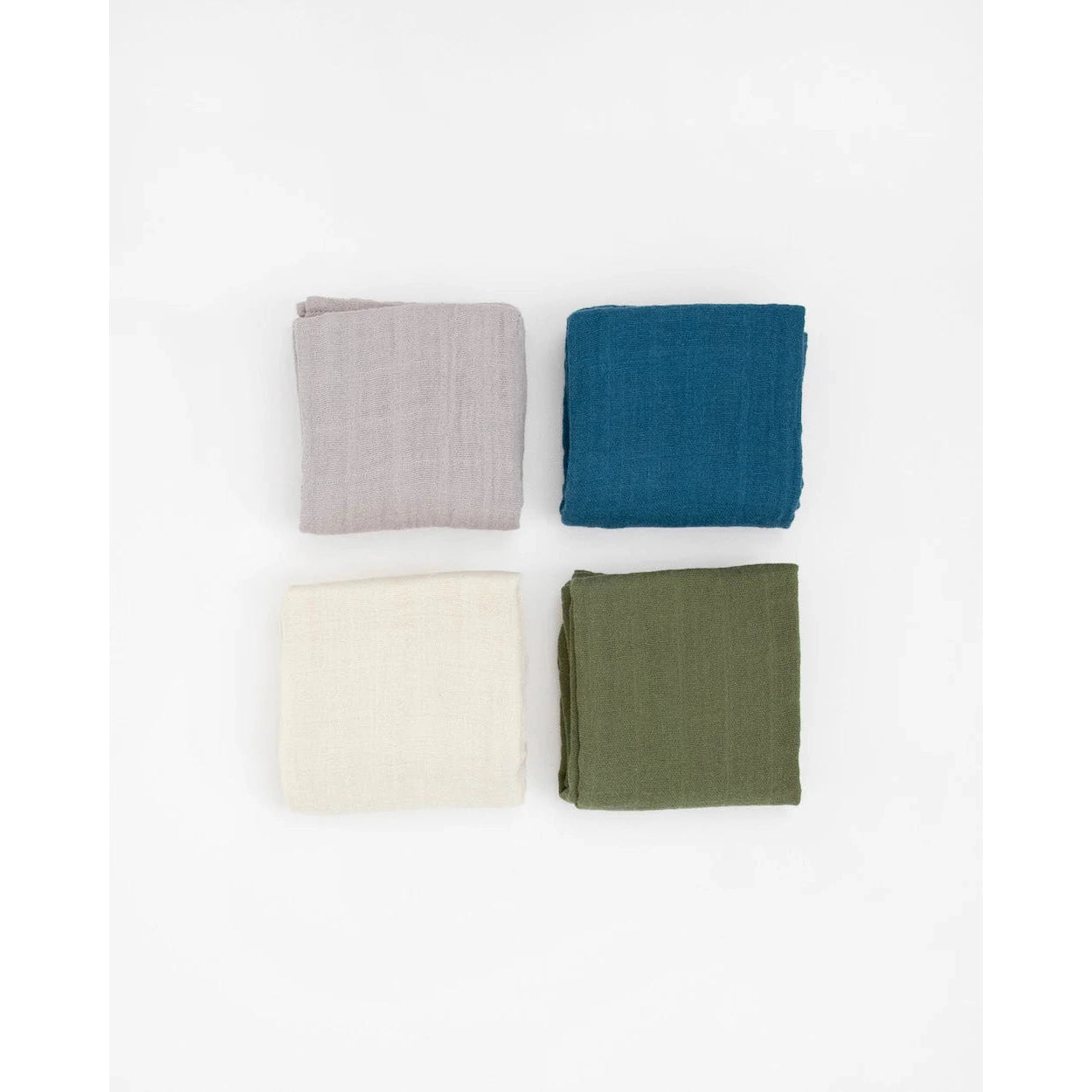 Little Unicorn Fern Cotton Muslin Squares 4-Pack-LITTLE UNICORN-Little Giant Kidz