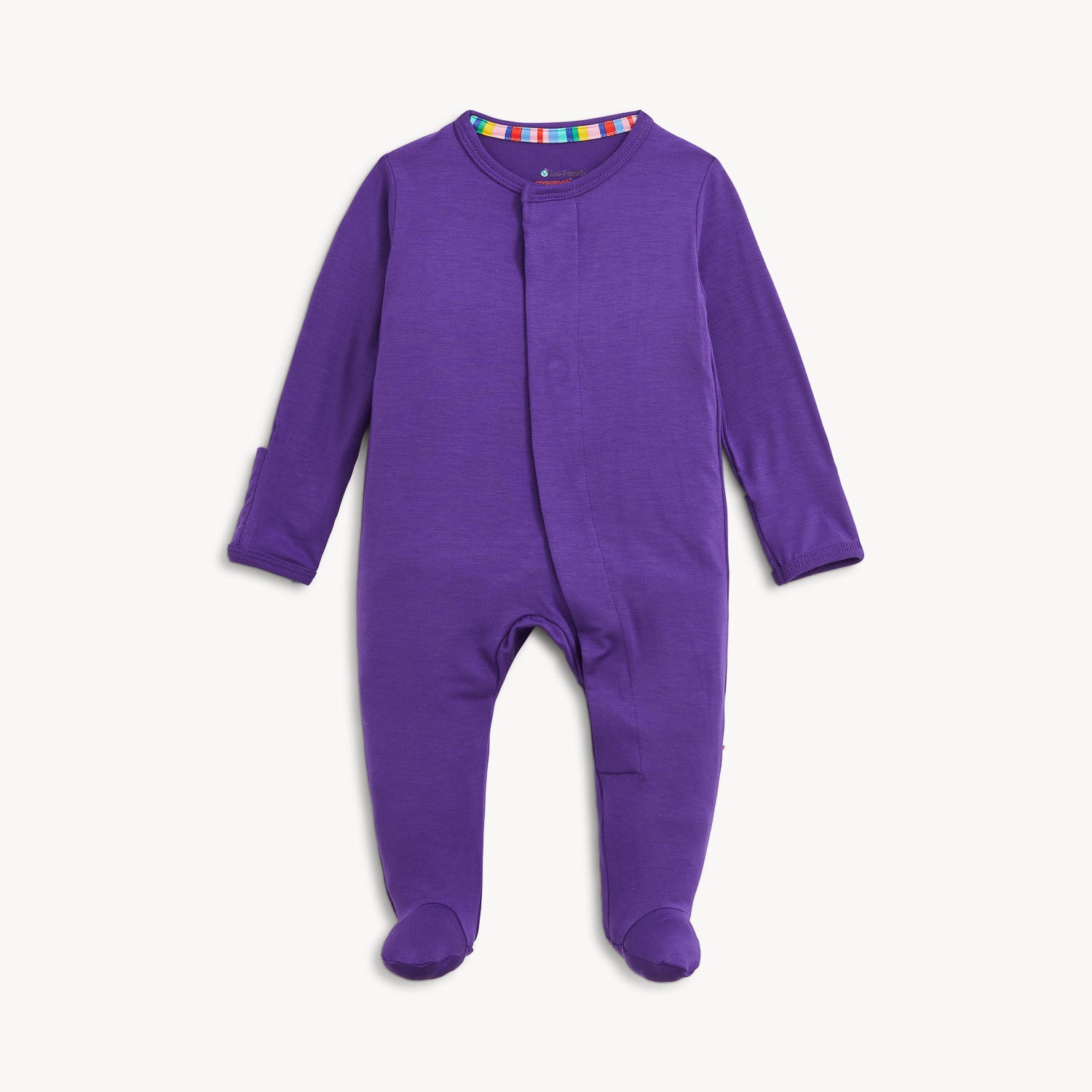 MAGNETIC ME Purple Solid Modal Footie-MAGNETIC ME-Little Giant Kidz