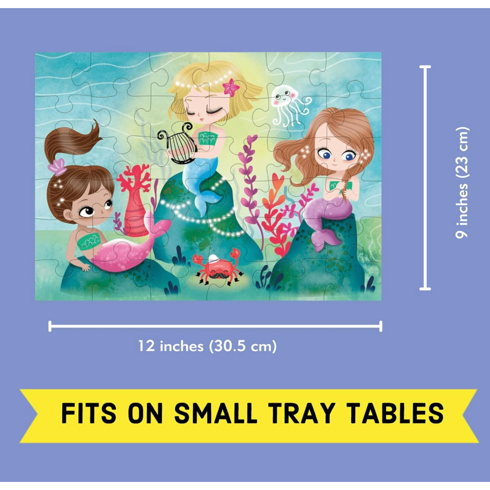 MUDPUPPY Puzzle to Go Mermaids-MUDPUPPY-Little Giant Kidz