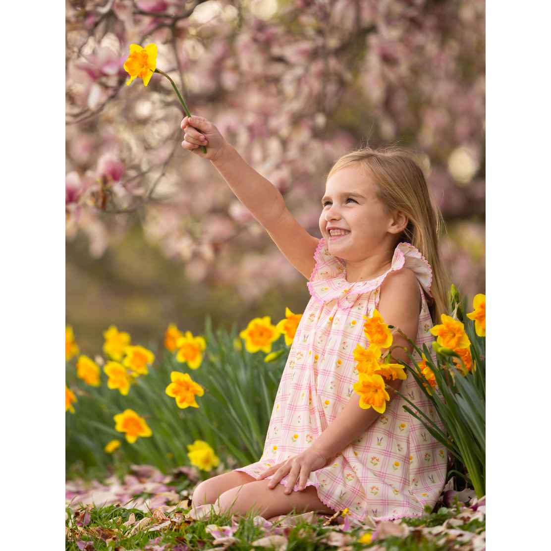 Mabel + Honey Ashley Dress- Pink-MABEL+HONEY-Little Giant Kidz