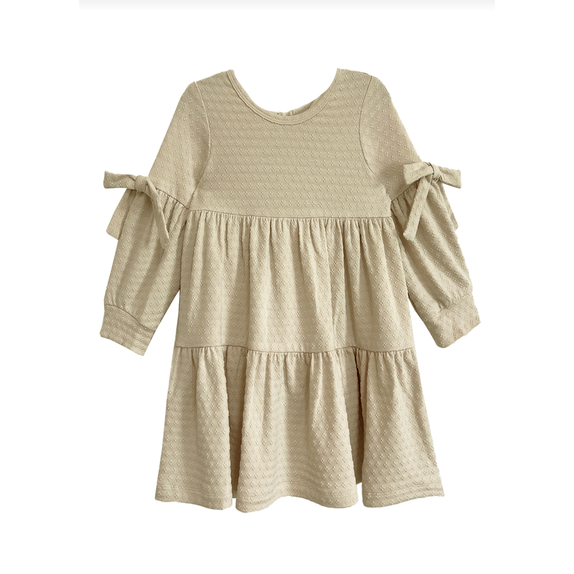 Mabel + Honey Cinnamon Sugar Dress- Brown-MABEL+HONEY-Little Giant Kidz