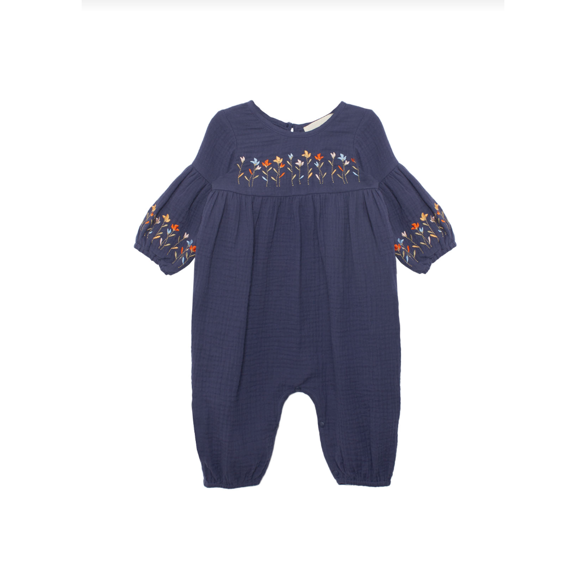 Mabel + Honey Clara Romper- Blue-MABEL+HONEY-Little Giant Kidz