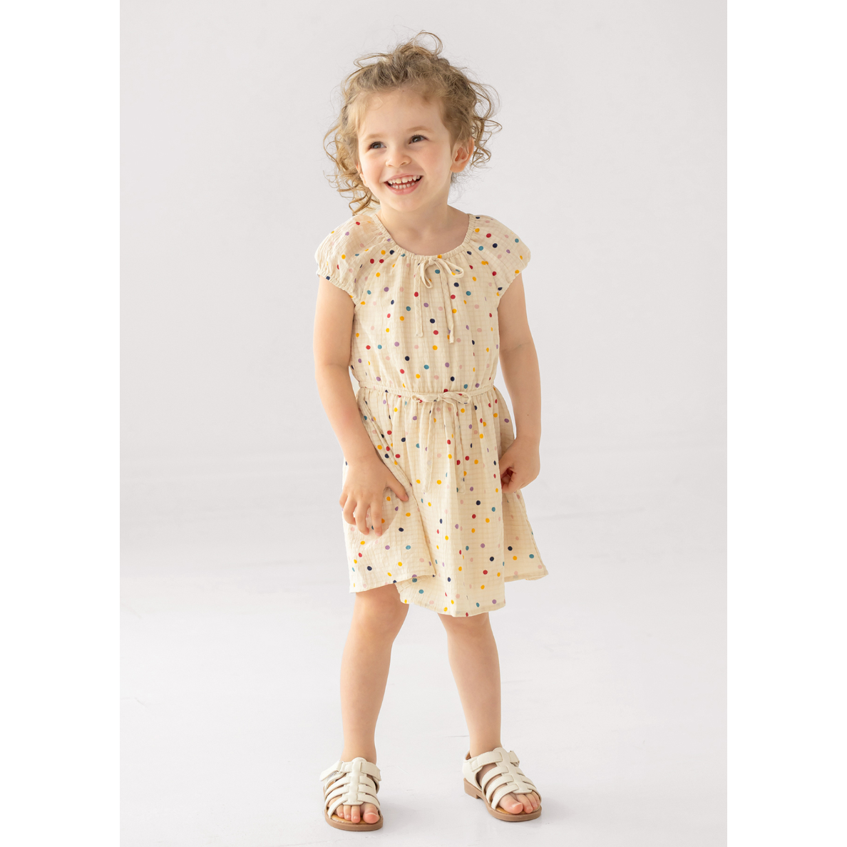 Mabel + Honey Confetti Cutie Dress-MABEL+HONEY-Little Giant Kidz