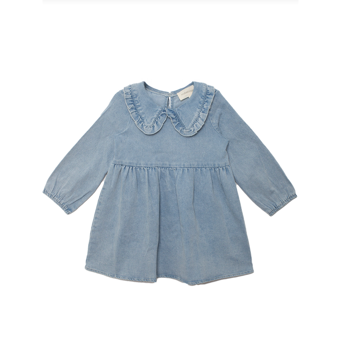 Denim Days Long Sleeve Dress Blue / 4