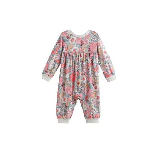 Mabel + Honey Eliza Romper-Pink-Mabel+Honey-Little Giant Kidz