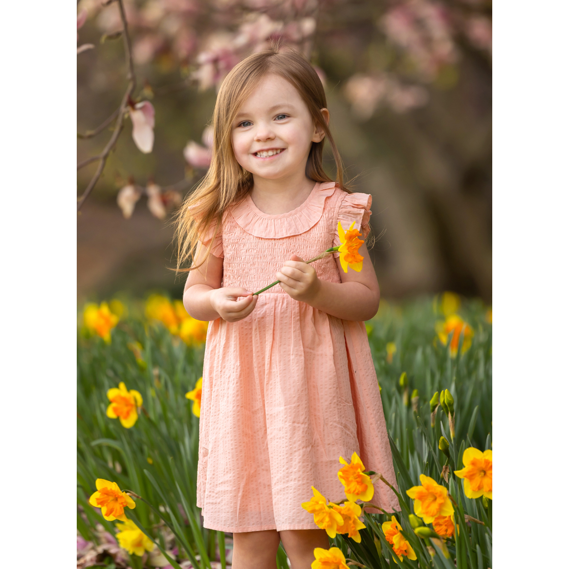 Mabel + Honey Jane Dress- Pink-MABEL+HONEY-Little Giant Kidz