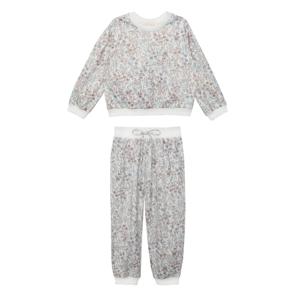Mabel + Honey Meadow Sweatsuit 2PC Set-MABEL+HONEY-Little Giant Kidz