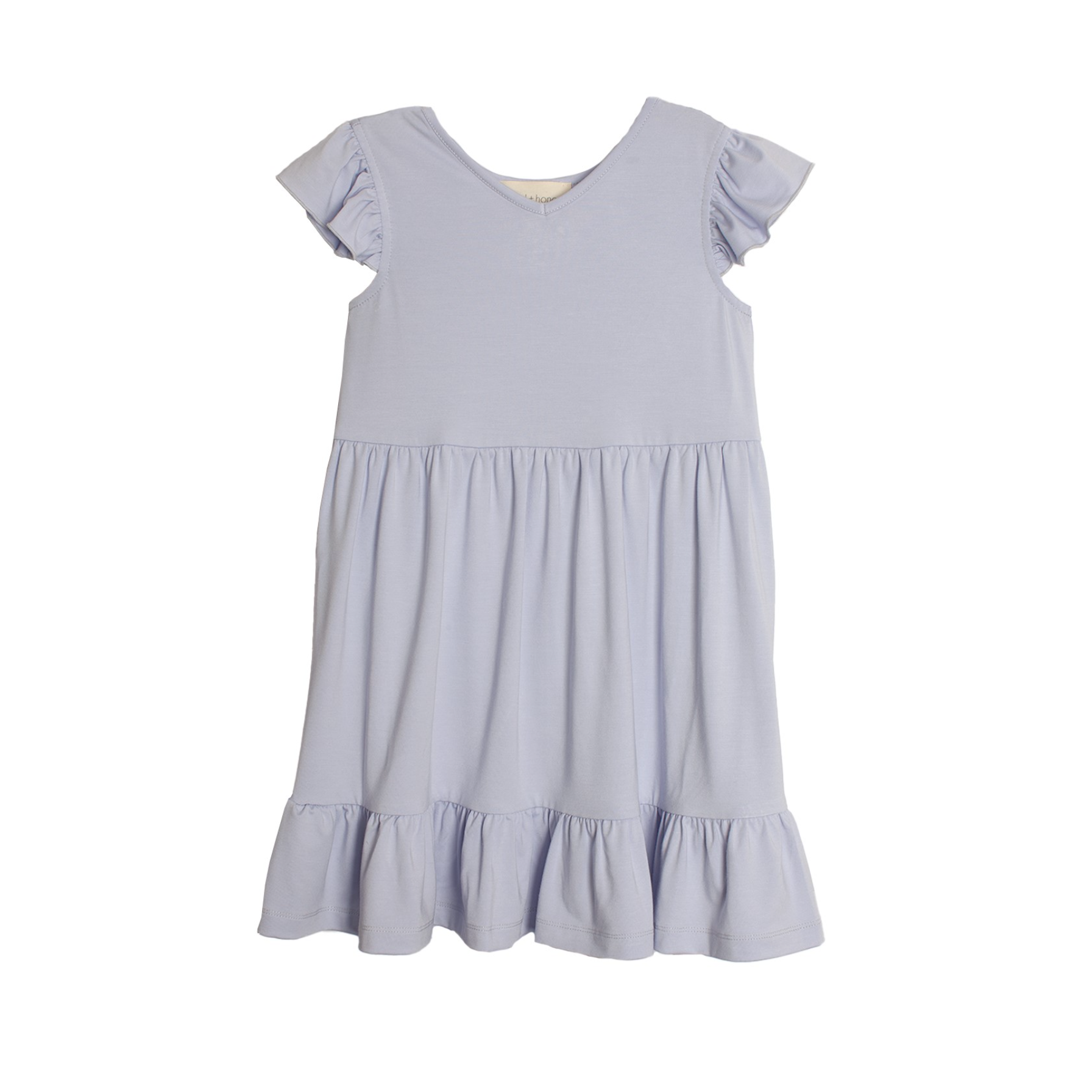Mabel & Honey Purple Amelia Dress-MABEL+HONEY-Little Giant Kidz