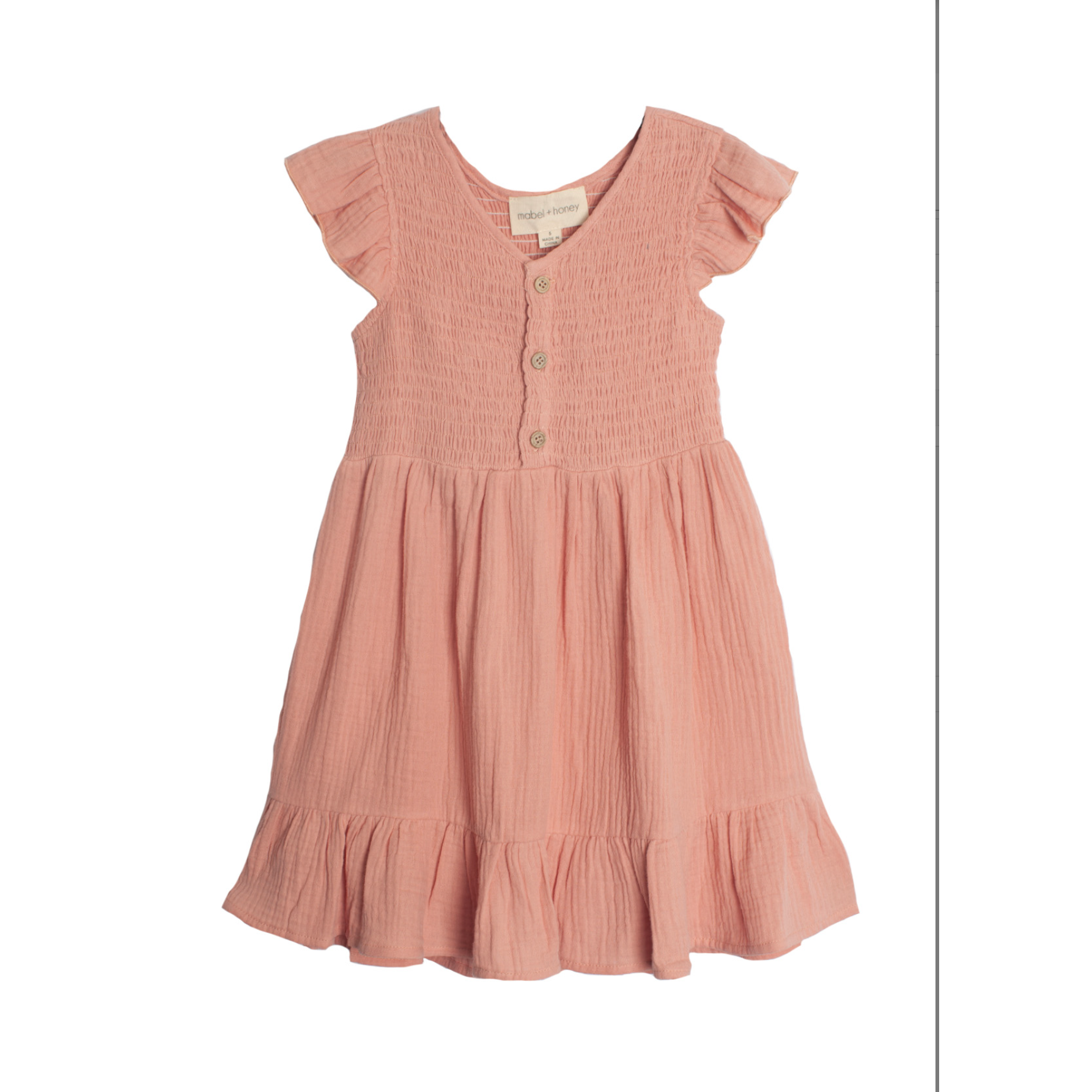 Mabel & Honey Sweet Raspberry Dress-MABEL+HONEY-Little Giant Kidz