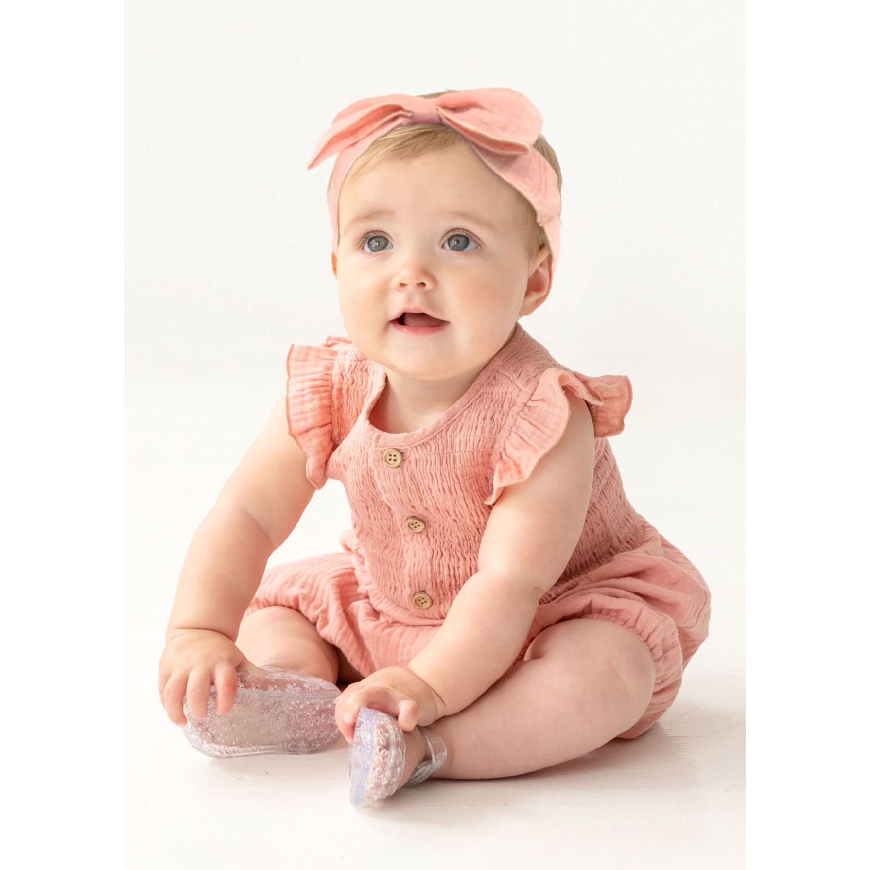 Mabel + Honey Sweet Raspberry Romper-MABEL+HONEY-Little Giant Kidz