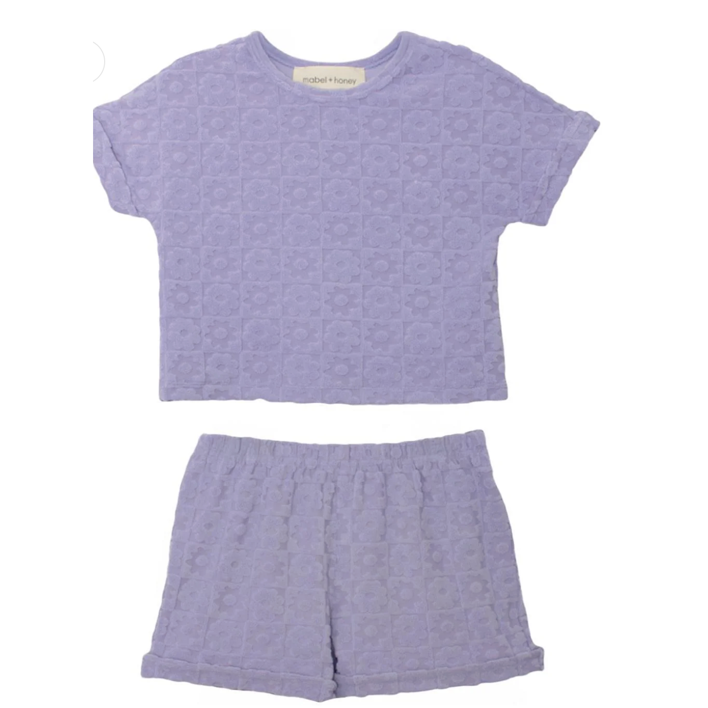 Mabel + Honey Veronica 2PC Set- Purple-MABEL+HONEY-Little Giant Kidz