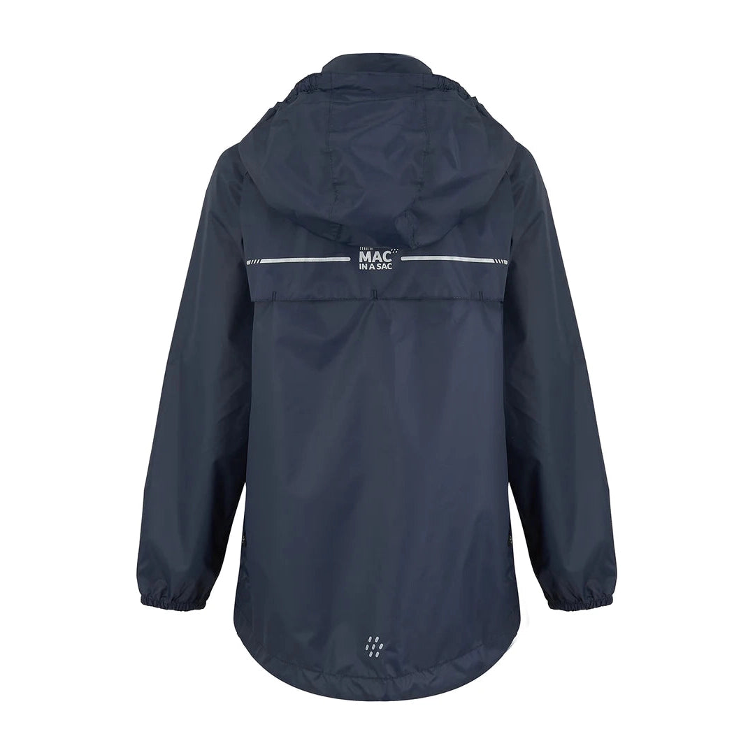 Mac in a Sac Origin Mini Packable Waterproof Jacket - Navy-MAC IN A SAC-Little Giant Kidz