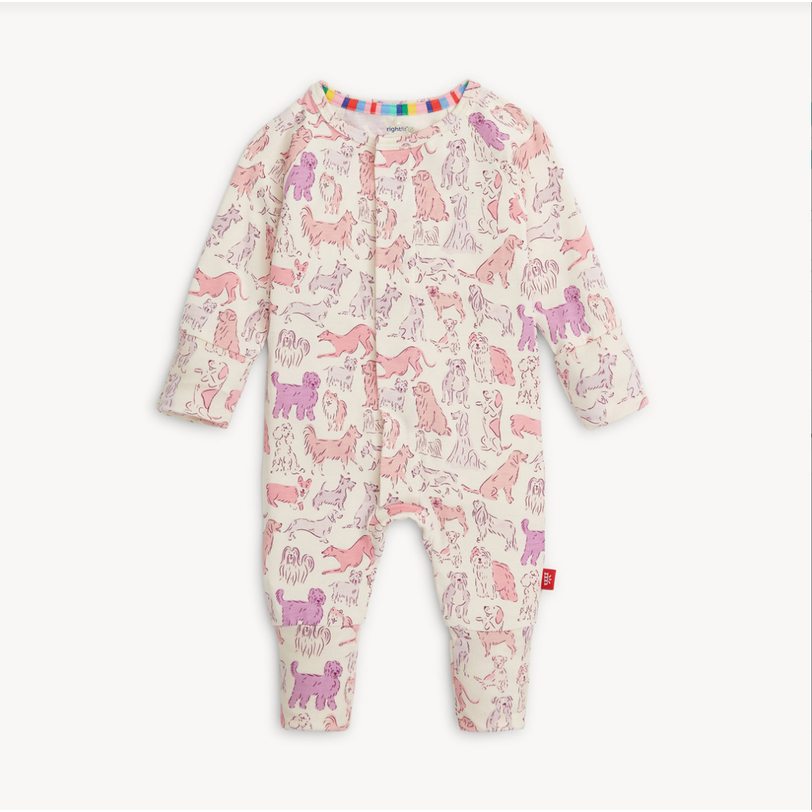 Magnetic Me Grow with Me Convertible Coverall- Pink It's A Paw-Ty RF-MAGNETIC ME-Little Giant Kidz