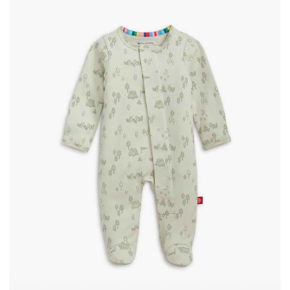 Magnetic Me Grow with Me Organic Cotton Footie - Base Camp-MAGNETIC ME-Little Giant Kidz