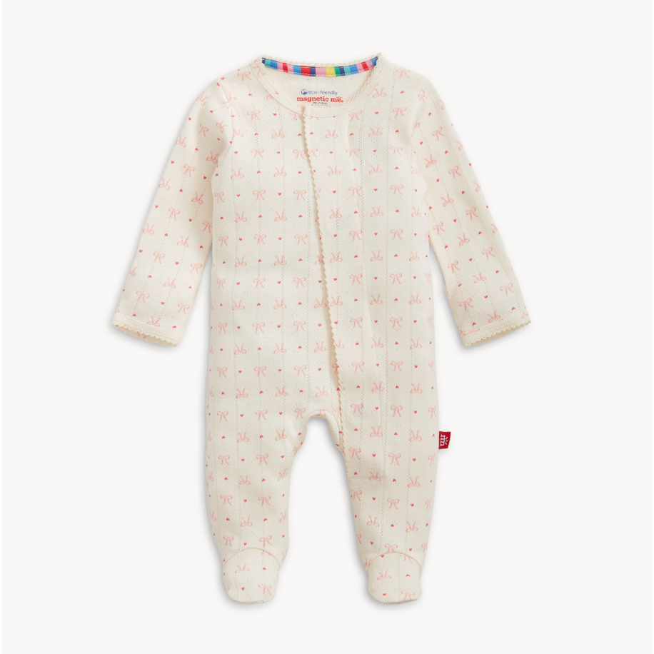 Magnetic Me Magnetic Footie- Heart & Bow-MAGNETIC ME-Little Giant Kidz