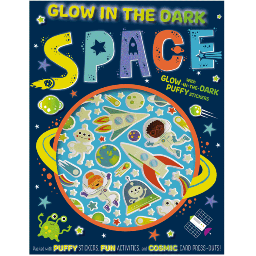 Make Believe Ideas: Glow in the Dark Space (Paperback Book)-Make Believe Ideas-Little Giant Kidz
