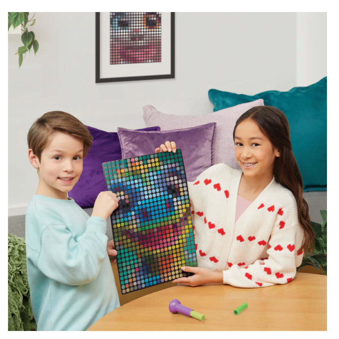 Make It Real Stamp To Reveal 2 Pack (Cool Cat, & Smily Dino)-Make It Real-Little Giant Kidz