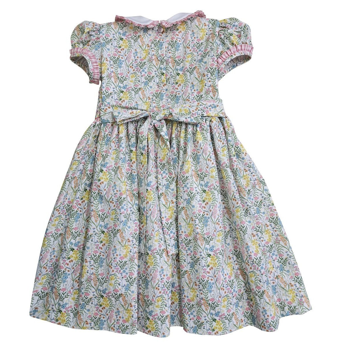 Marco & Lizzy Adrian Smocked Girl's Dress-Marco & Lizzy-Little Giant Kidz