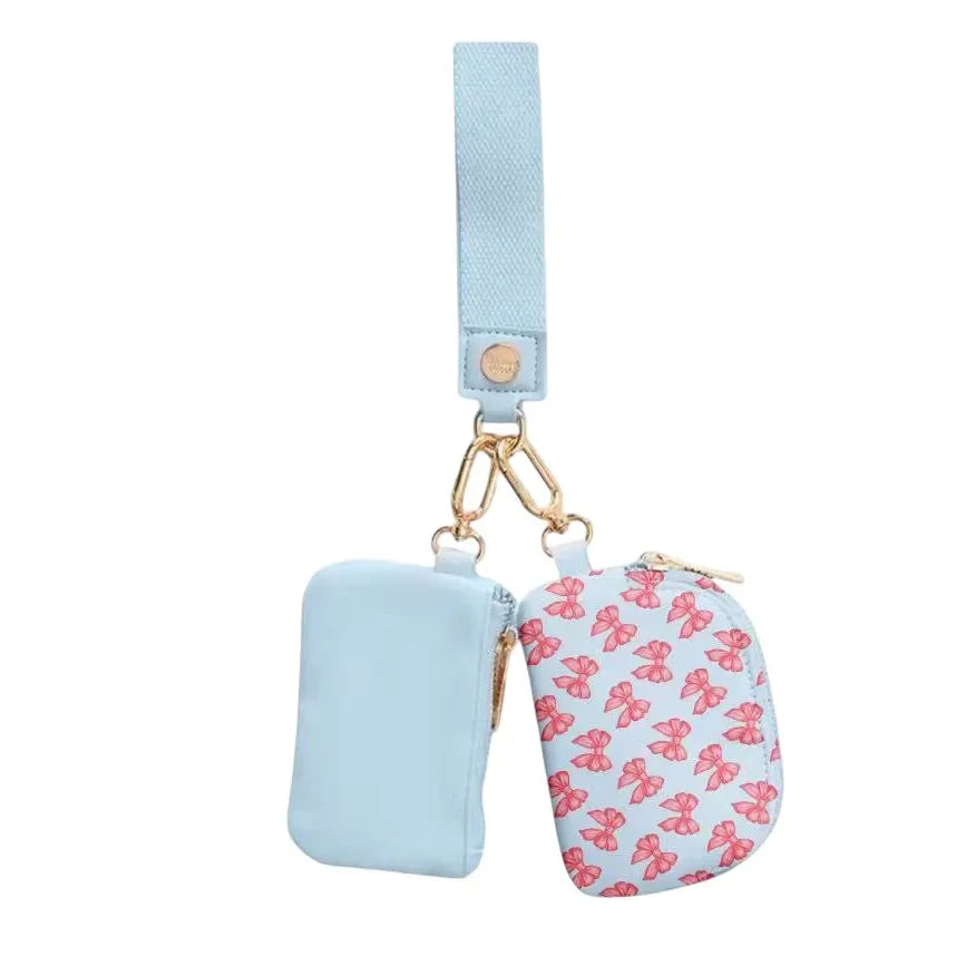 Mavi Bandz Blue Bow Dual Wallet-Mavi Bandz-Little Giant Kidz