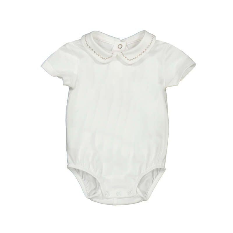 Mayoral Baby Bodysuit- White-MAYORAL-Little Giant Kidz