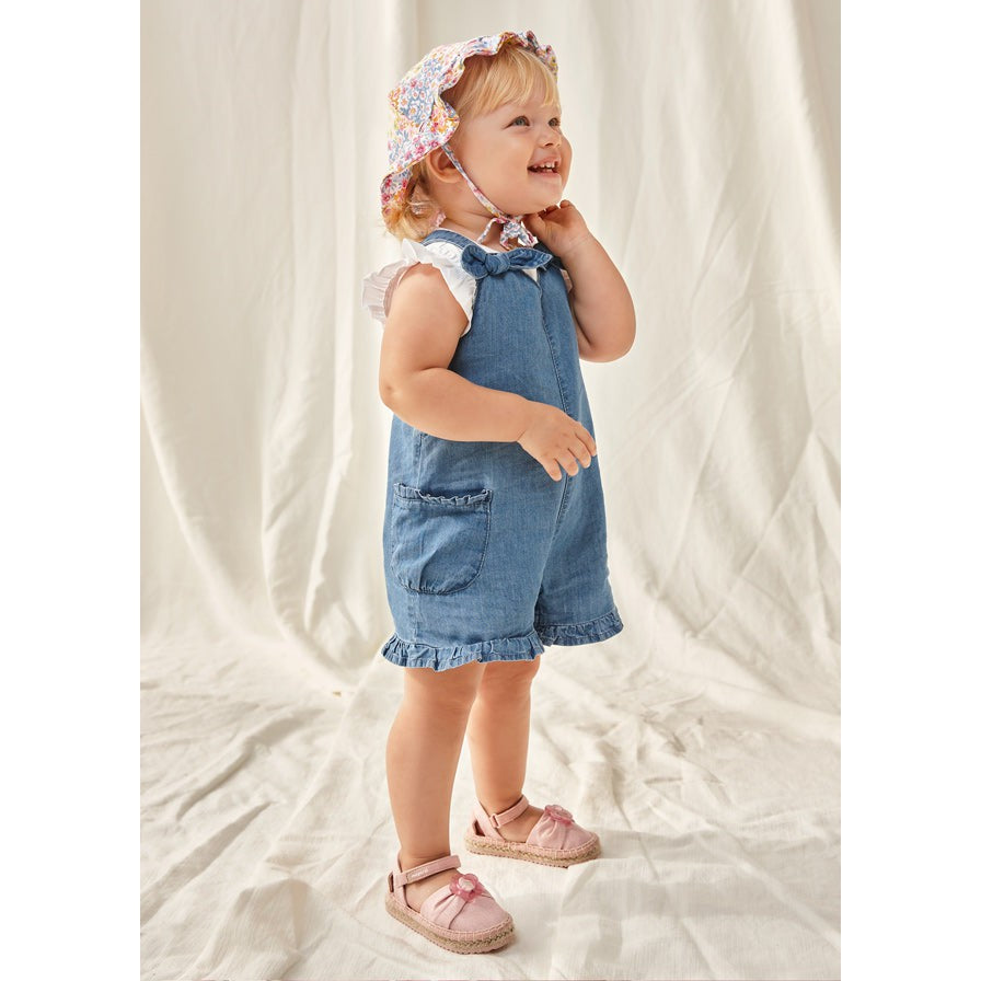 Mayoral Baby Denim Romper
