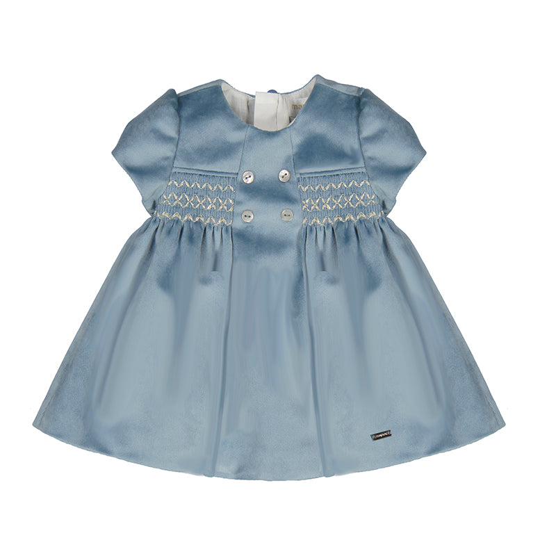 Mayoral Baby Dress- Mineral-MAYORAL-Little Giant Kidz