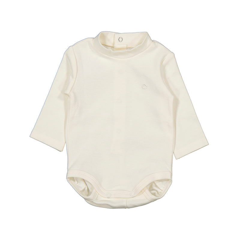 Mayoral Baby Mockneck Body- Cream-MAYORAL-Little Giant Kidz