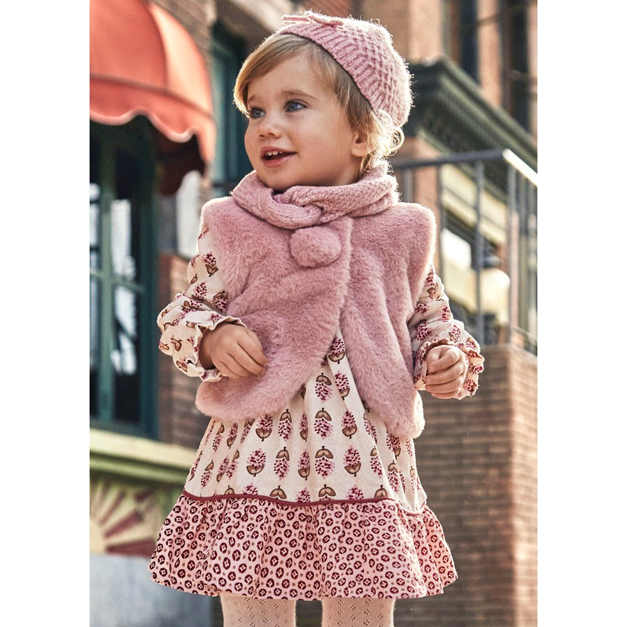 Mayoral Baby Petal Viyella Print Dress 18M