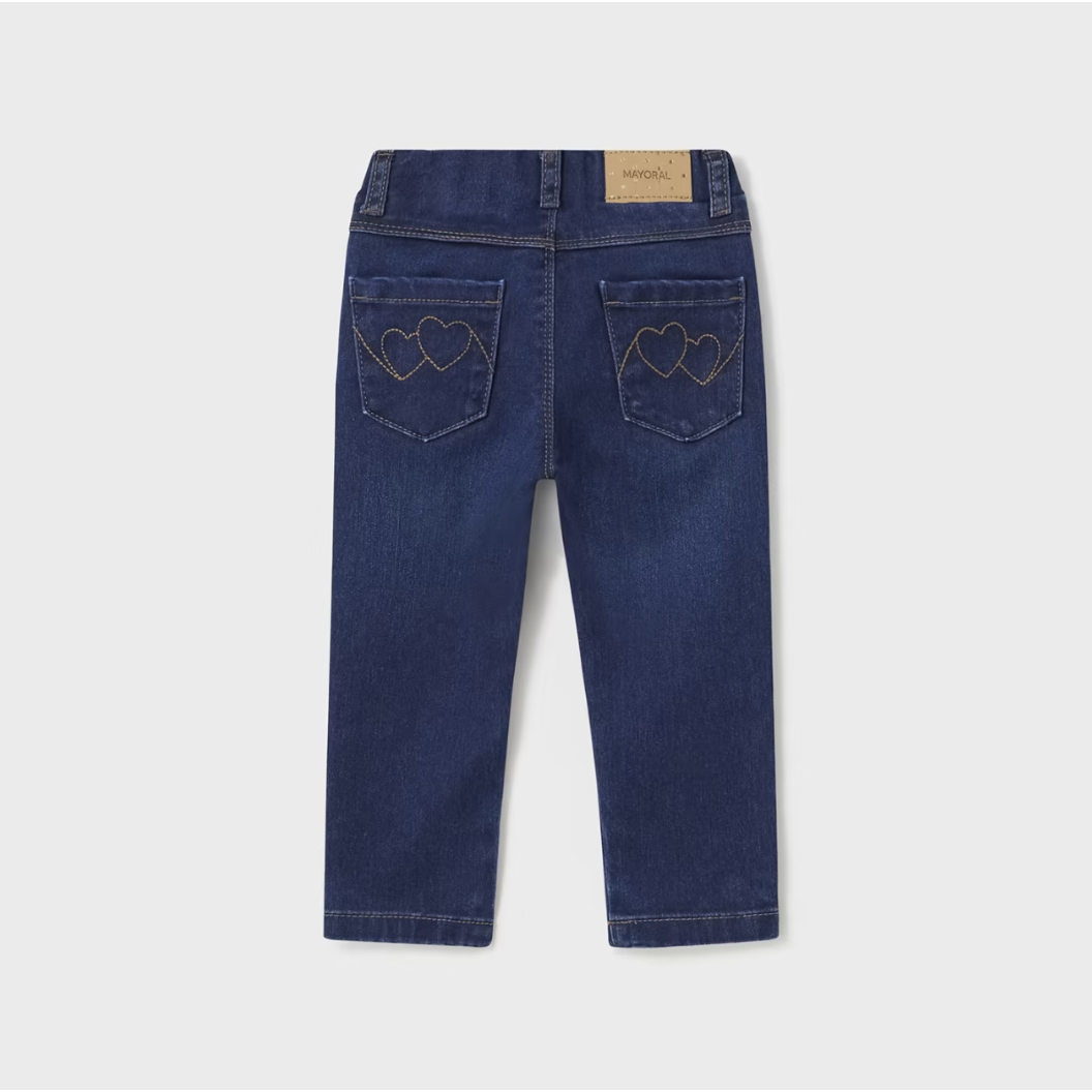 Mayoral Basic Denim Pants - Dark Wash-MAYORAL-Little Giant Kidz