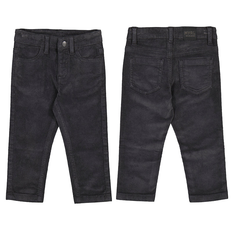 Mayoral Boy Basic Regular Fit Pants- Shadow-MAYORAL-Little Giant Kidz