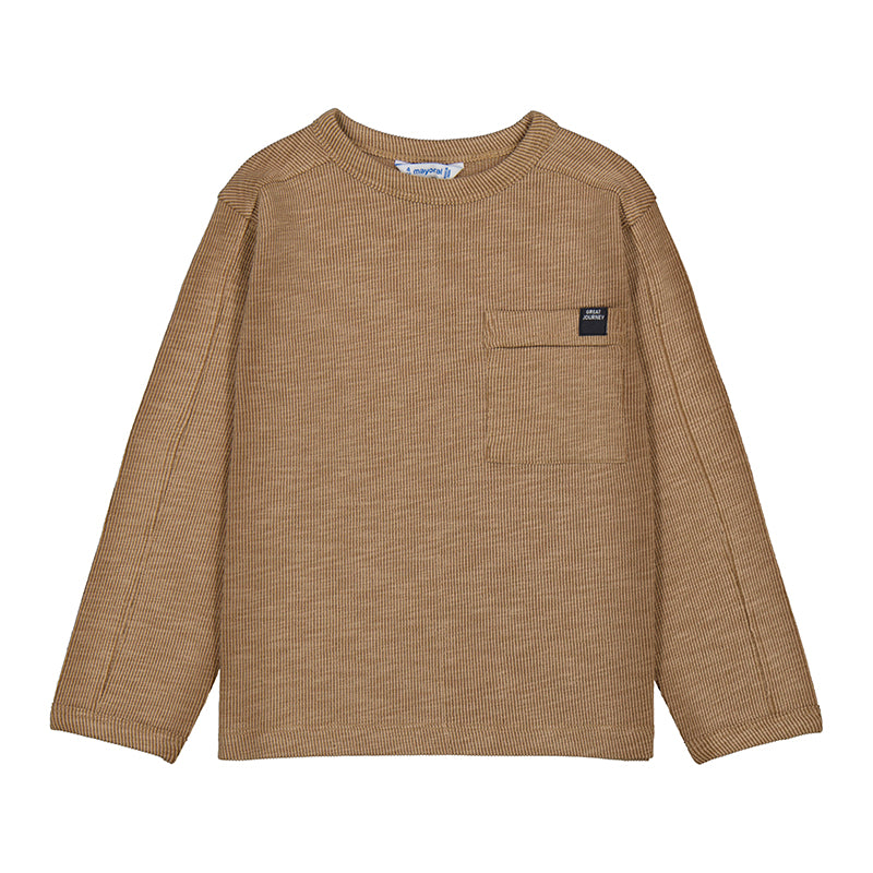 Mayoral Boy Long Sleeve- Caramel-MAYORAL-Little Giant Kidz