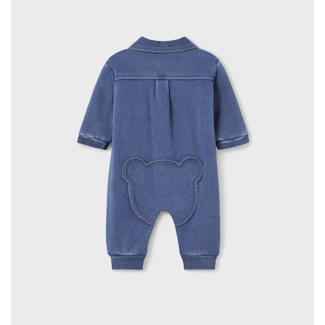 Mayoral Denim One Piece Button Romper-MAYORAL-Little Giant Kidz
