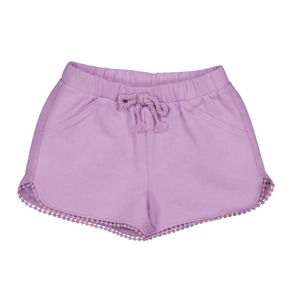 Mayoral Girl Chenille Shorts- Lilac-MAYORAL-Little Giant Kidz