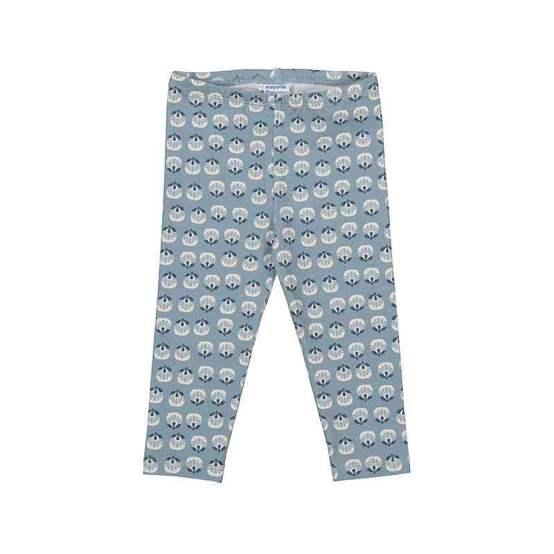 Mayoral Girl Leggings- Blue Bell-MAYORAL-Little Giant Kidz