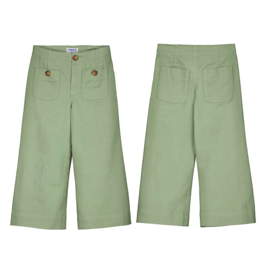 Mayoral Girl Pants- Moss-MAYORAL-Little Giant Kidz
