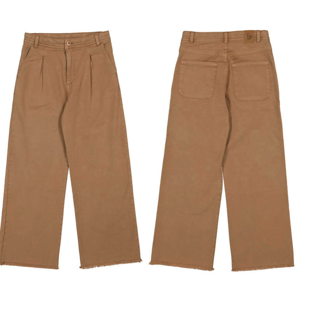 Mayoral Girl Twill Trousers- Clay Jeans-MAYORAL-Little Giant Kidz