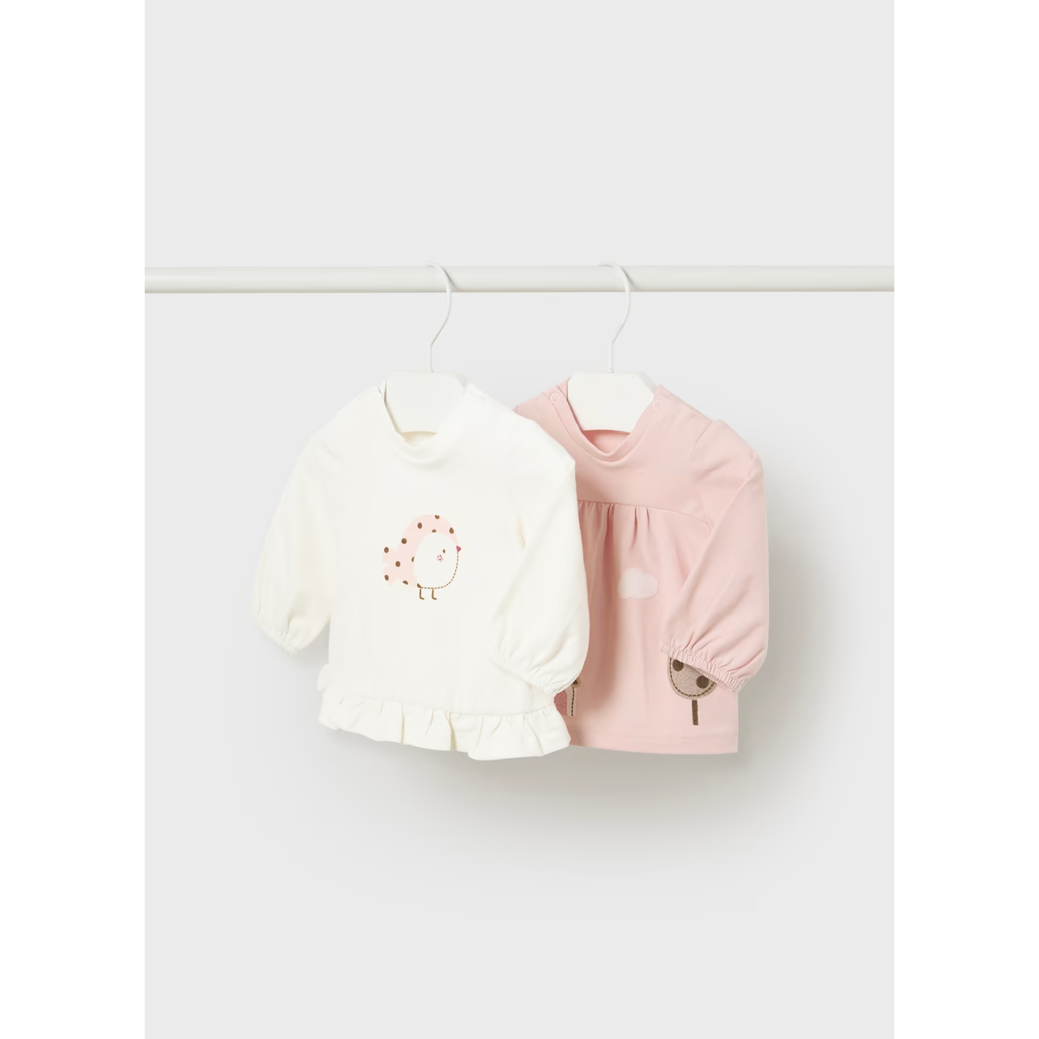 Mayoral Long Sleeve Baby Girl Tees-MAYORAL-Little Giant Kidz