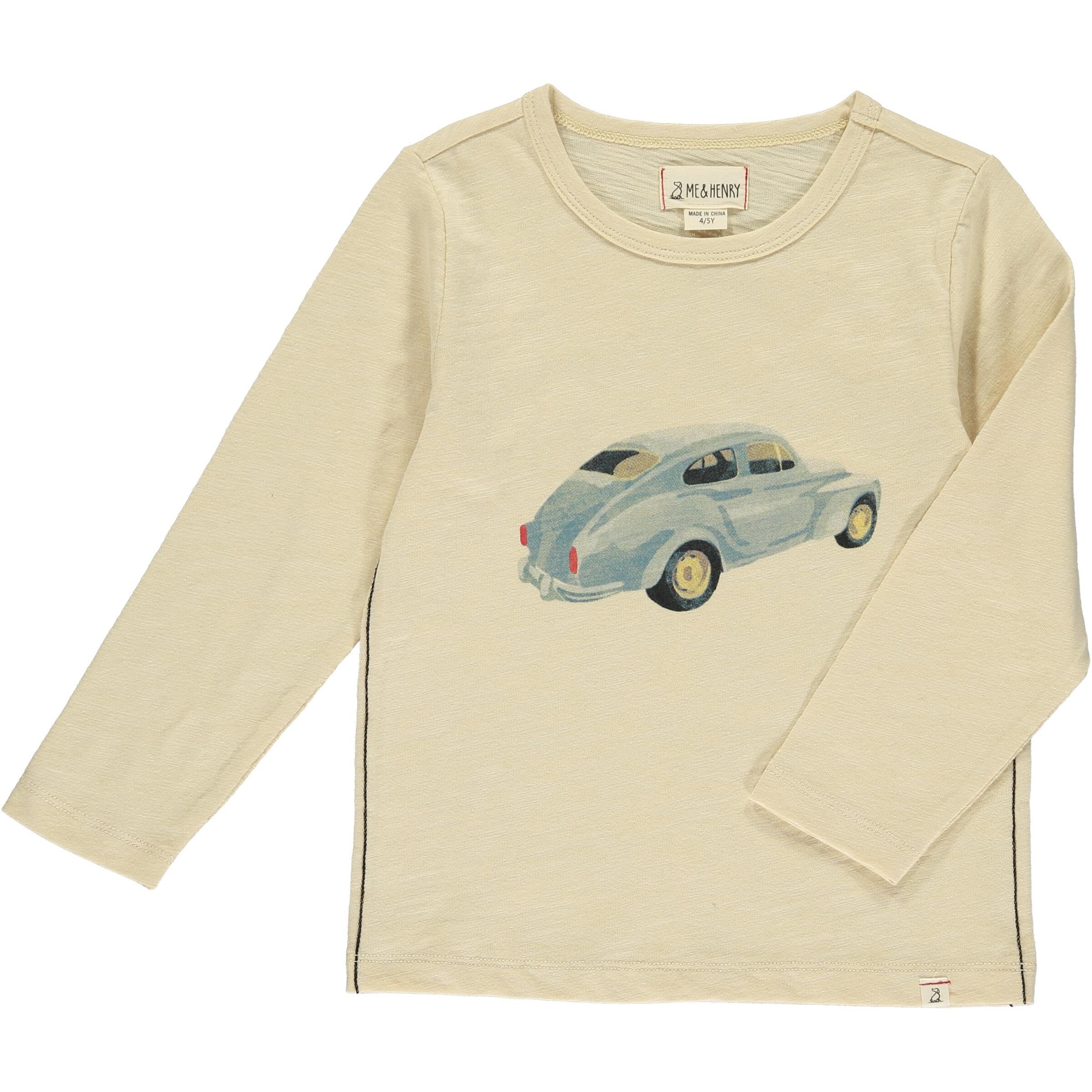 Me & Henry Beige Beetle Cherokee Raglan Printed Tee-ME & HENRY-Little Giant Kidz
