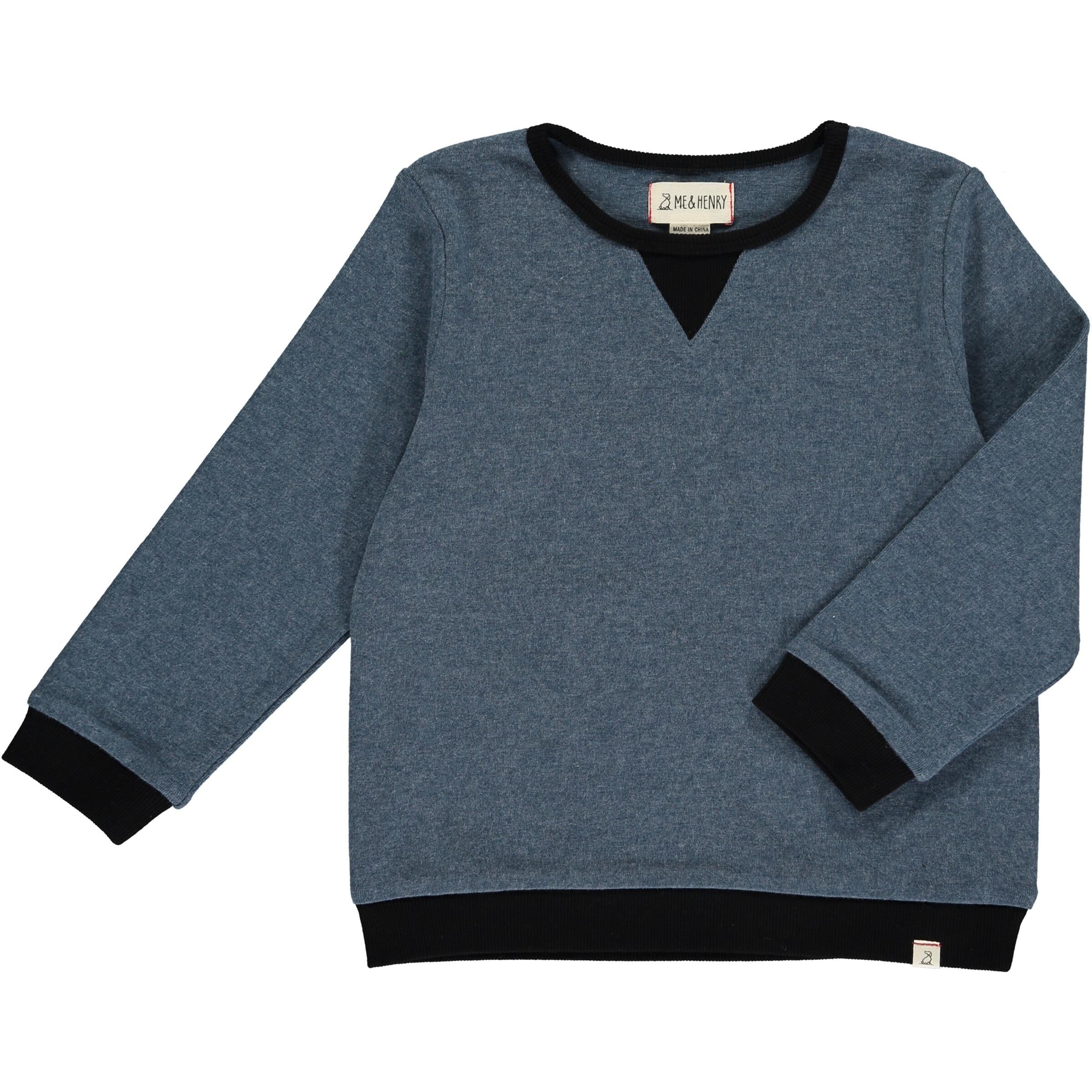 Me & Henry Blue Tarquin Sweatshirt-ME & HENRY-Little Giant Kidz