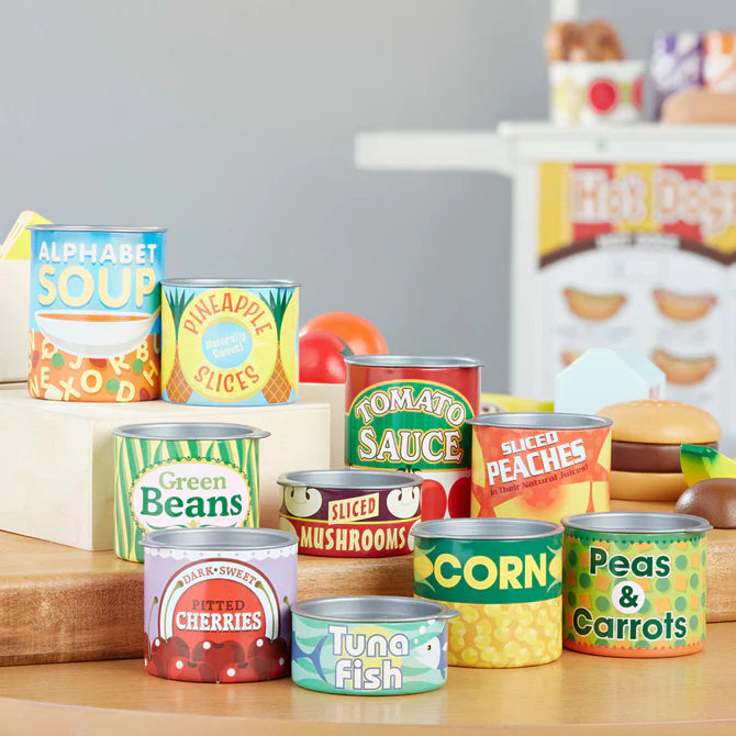Melissa & Doug Let's Play House! Grocery Cans-MELISSA & DOUG-Little Giant Kidz