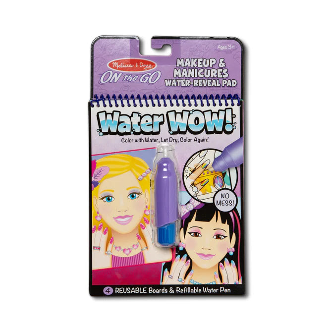 Melissa & Doug Water WOW!® Water-Reveal Pad - Makeup & Manicures-MELISSA & DOUG-Little Giant Kidz
