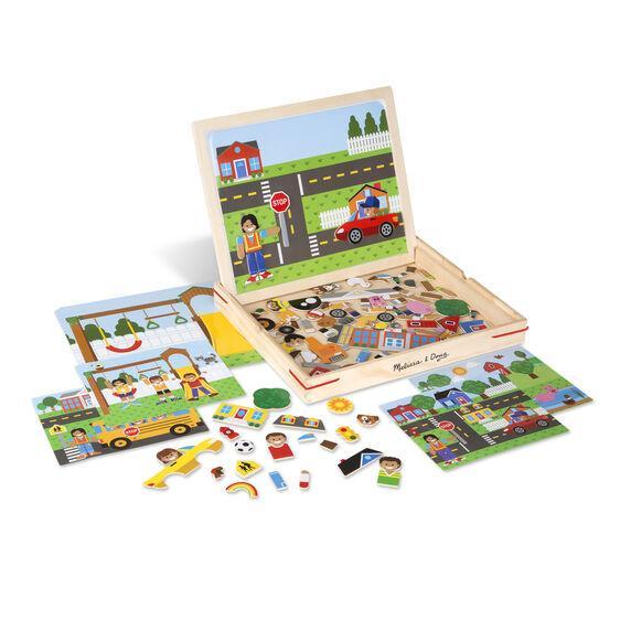 Melissa & Doug Wooden Magnetic Matching Picture Game-MELISSA & DOUG-Little Giant Kidz